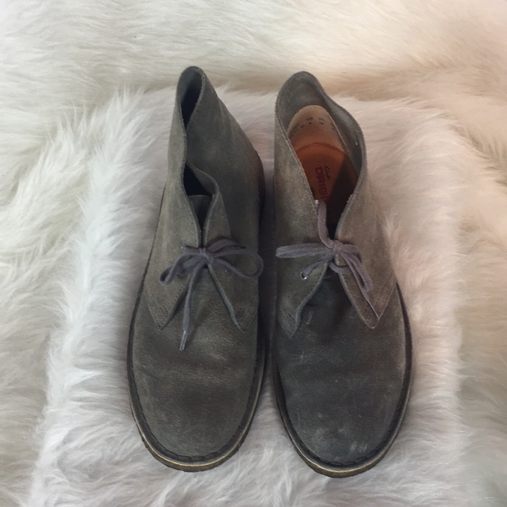 Clark’s Gray Desert Boot